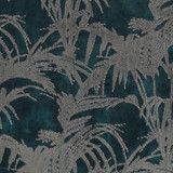 Tropicale Kingfisher by Clarke And Clarke Fabric CLARKE & CLARKE EXOTICA POLYESTER - 63%;VISCOSE - 21%;COTTON - 16% India HEAVY Horizontal: 13.625 and Vertical: 15.75 54 - Fabric Carolina -