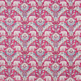 Elephant Parade Vintage Rose by Carole Fabric Jungle Safari 55% Linen, 45% Viscose-Soil Release S Korea Passes 27,000 Double Rubs Wyzenbeek Horizontal: 13 1/2" and Vertical: 13 1/2" V 54" - Fabric Carolina -