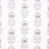 Peacock Feather Ivory by Carole Fabric Lemongrass 60% Polyester, 30% Viscose, 10% Cotton China N/A Horizontal: 10 1/2" and Vertical: 11 3/4" V 52" - Fabric Carolina -