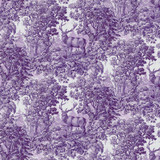 Staghorn Toile Aubergine by RM CoCo Fabric