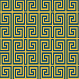 Emperor's Fret Cobalt by RM CoCo Fabric