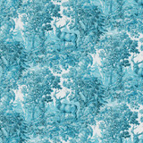 Staghorn Toile Aegean by RM CoCo Fabric