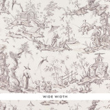 Shengyou Toile Driftwood 5008992 by Schumacher Wallcovering Shengyou Toile Driftwood 5008992 by Schumacher Wallcovering
