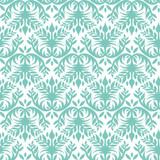 Double Dutch Damask Frosted Jade by RM CoCo Fabric