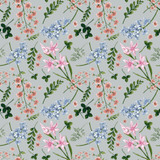 Wildflower Multi Platinum by RM CoCo Fabric