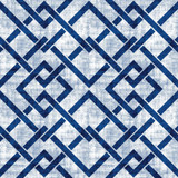 Frescato Trellis Cobalt by RM CoCo Fabric