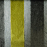 Lara's Velvet Stripe Slate by Europatex Fabric Lara's Velvet 57% Polyester, 43% Viscose 1" H 55.00 inches - Fabric Carolina -