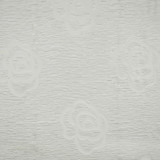 Rose (XL3166) White by Europatex Fabric Rose Collection 100% Polyester H: 13.8" V: 14.2" 110.00 inches - Fabric Carolina -
