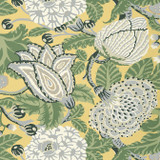 Mitford Yellow T2947 by Thibaut Wallpaper Thibaut Wallpaper Mitford Yellow T2947Wallpaper Paramount Wallpaper U.S.A. </p><p>Repeat: V: 25.25 27 - Fabric Carolina -