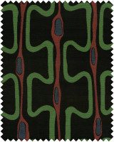FLUENTE Woven Fabric (FB00141) by Mind The Gap | FB00141 | LA DOLCE VITA | Black, Blue, Green, Red | Fabric Carolina | https://www.fabriccarolina.com/