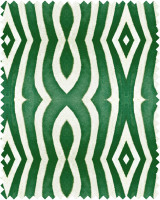 RIVERSIDE Linen (FB00003) by Mind The Gap | FB00003 | TROPICAL MOOD | Green, White | Fabric Carolina | https://www.fabriccarolina.com/