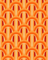 ESTIVO Agosto Wallpaper (WP30188) by Mind The Gap | WP30188 | LA DOLCE VITA | 1 roll x 20.5 x 393.7 in | 0.52m / 20.5in | 10m / 393.7in | 4.68mp | 50cm / 19.6in | Orange, Red, Taupe | Satin Matte | Paste the wall | 1-roll in a box | Fabric Carolina | https://www.fabriccarolina.com/