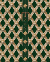 LUXURY DETAIL Vineyard Wallpaper (WP30174) by Mind The Gap | WP30174 | ORIENT EXPRESS | 1 roll x 20.5 x 393.7 in | 0.52m / 20.5in | 10m / 393.7in | 5.20mp | 60cm / 23.7in | Green, Gold | Non-woven | Paste the wall | 1-roll in a box | Fabric Carolina | https://www.fabriccarolina.com/