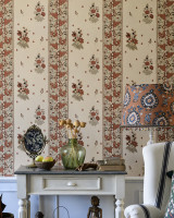 KOROND FLORAL Leather Wallpaper (WP30025) by Mind The Gap | WP30025 | TRANSYLVANIAN ROOTS | 1 roll x 20.5 x 393.7 in | 0.52m / 20.5in | 10m / 393.7in | 5.20mp | 50cm / 19.6in | Brown, Leather, Taupe | Satin Matte | Paste the wall | 1-roll in a box | Fabric Carolina | https://www.fabriccarolina.com/
