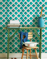 CONCRETE PATCH Turquoise Premium Wallpaper (WP20056) by Mind The Gap | WP20056 | WALLPAPER DESIGNER COLLECTION | 3 rolls x 20.5 x 118.1 in | 0.52m / 20.5in | 3m / 118in | 4.65mp | 52cm / 20.5in | Grey, Turquoise | Non-woven | Paste the wall | 3-rolls in a box | Fabric Carolina | https://www.fabriccarolina.com/