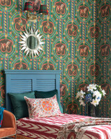 VENETIAN ORNAMENT Anthracite Wallpaper (WP20767) by Mind The Gap | WP20767 | ORIENT EXPRESS | 1 roll x 52x900 cm / 20.47x354.33in | 0.52m / 20.5in | 9m / 354in | 4.68sqm / 50sq ft | 70cm / 27.5in | Black, Blue, Green, Red | Non-woven Textured | Paste the wall | 1-roll in a box | Fabric Carolina | https://www.fabriccarolina.com/