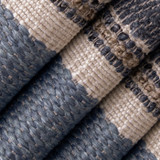 Value Stripes Atlantic D5099 by Charlotte Fabrics Fabric Charlotte Fabrics Fabric Value Stripes 81% Polypropylene, 19% Polyester USA Horizontal 7" 54"  - Fabric Carolina -