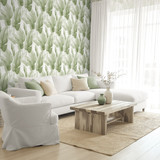 Mantra Matcha AG60004 by Seabrook Designs Wallpaper Bali Tropical Nonwoven United States 60.75 sq ft 27" Seabrook Wallpaper - Fabric Carolina -