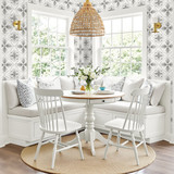 Sari Charcoal AG60400 by Seabrook Designs Wallpaper Bali Tropical Heavyweight Paper United States 60.75 sq ft 27" Seabrook Wallpaper - Fabric Carolina -