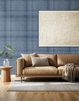 Oasis Ocean Blue AG60502 by Seabrook Designs Wallpaper Bali Tropical 20 oz. Type II Vinyl United States 60.75 sq ft 27" Seabrook Wallpaper - Fabric Carolina -