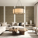 Gita Chocolate AG60806 by Seabrook Designs Wallpaper Bali Tropical 20 oz. Type II Vinyl United States 60.75 sq ft 27" Seabrook Wallpaper - Fabric Carolina -