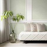 Darma Pale Apple AG61504 by Seabrook Designs Wallpaper Bali Tropical 20 oz. Type II Vinyl United States 60.75 sq ft 27" Seabrook Wallpaper - Fabric Carolina -