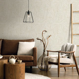 Husk Stone EN40105 by Seabrook Designs Wallpaper Natural Grass Textures Nonwoven Netherlands 57.5 sq ft 20.9" Seabrook Wallpaper - Fabric Carolina -