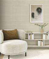 Sisa Almond EN40217 by Seabrook Designs Wallpaper Natural Grass Textures Nonwoven Netherlands 57.5 sq ft 20.9" Seabrook Wallpaper - Fabric Carolina -