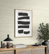 Canebrush Hint of the Sea EN40504 by Seabrook Designs Wallpaper Natural Grass Textures Nonwoven Netherlands 57.5 sq ft 20.9" Seabrook Wallpaper - Fabric Carolina -