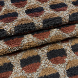 Domino Spice by Magnolia Designer Fabric Required Minimum Quantity Purchase: 2 yards Content: 92% POLYESTER, 8% COTTON Origin: INDIA Performance: 50,000+ WYZ Repeat: Horizontal: 2.25 and Vertical: 3.25 Width: 54 Uses: Upholstery