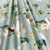 Donelli Serene by Magnolia Designer Fabric Required Minimum Quantity Purchase: 2 yards Content: 100% COTTON Origin: INDIA Performance: 51,000 WYZ Repeat: Horizontal: 27 and Vertical: 25 Width: 54 Uses: Bedding, Drapery, Multipurpose
