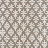 Odette Hickory by Magnolia Designer Fabric Required Minimum Quantity Purchase: 2 yards Content: 66% POLYESTER, 34% COTTON Origin: INDIA Performance: 50,000 WYZ Repeat: Horizontal: 1.75 and Vertical: 2.5 Width: 55 Uses: Bedding, Multipurpose, Upholstery