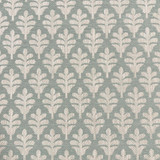 Odette Lagoon by Magnolia Designer Fabric Required Minimum Quantity Purchase: 2 yards Content: 66% POLYESTER, 34% COTTON Origin: INDIA Performance: 50,000 WYZ Repeat: Horizontal: 1.75 and Vertical: 2.5 Width: 55 Uses: Bedding, Multipurpose, Upholstery