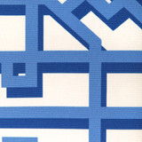 Pavilion Trellis Delft by Brunschwig & Fils Fabric