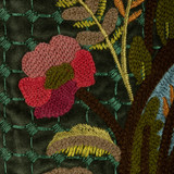 Victoria Emb Jade/Rose by Brunschwig & Fils Fabric