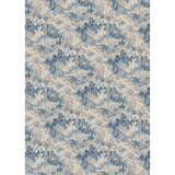 Country Walk Blue by Mulberry Fabric