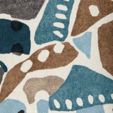 Chrystie Print Denim/Slate by Lee Jofa Modern Fabric