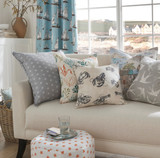 Shellfish Charcoal by Clarke And Clarke Fabric