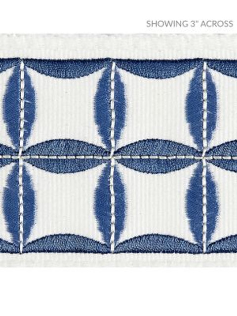 <p>Fiori Embroidered Tape Delft SCT32880002 by Scalamandre Trim</p><p><strong>Required Minimum Quantity Purchase: Fabrics by the yard 1 YARD MINIMUM </p><p>Book: MERCHANTE</p><p>Content: 66% COTTON 34% VISCOSE</p><p>Origin: INDIA</p><p>Performance: LIGHT DUTY</p><p>Repeat: Horizontal: 2.125" and Vertical: </p><p>Width: 2.88</p>