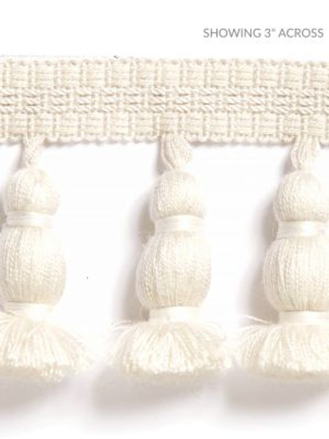 <p>Halsey Onion Fringe Ivory SCFT14990001 by Scalamandre Trim</p><p><strong>Required Minimum Quantity Purchase: Fabrics by the yard 1 YARD MINIMUM </p><p>Book: HAMPTONS TRIMMINGS</p><p>Content: 57% ACRYLIC 38% VISCOSE 5% POLYESTER</p><p>Origin: CHINA</p><p>Performance: LIGHT DUTY</p><p>Repeat: Horizontal: and Vertical: </p><p>Width: 3</p>