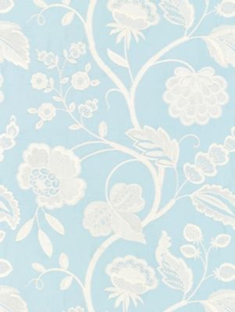 <p>Kensington Embroidery Sky SC271510003 by Scalamandre Fabric</p><p><strong>Required Minimum Quantity Purchase: Fabrics by the yard 1 YARD MINIMUM </p><p>Book: BOTANICA</p><p>Content: 50% POLYESTER 30% LINEN 20% COTTON</p><p>Origin: INDIA</p><p>Performance: LIGHT DUTY</p><p>Repeat: Horizontal: 30.75" and Vertical: 24.75"</p><p>Width: 51</p>