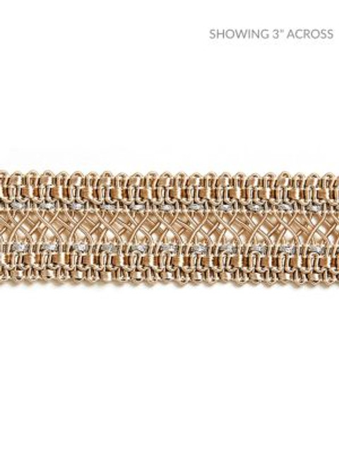 <p>Selena Gimp Braid Flax & Silver SCV12400001 by Scalamandre Trim</p><p><strong>Required Minimum Quantity Purchase: Fabrics by the yard 1 YARD MINIMUM </p><p>Book: MODERN LUXURY</p><p>Content: 47% RAYON 29% COTTON 15% POLYESTER, 5% POLYAMIDE 4% LUREX</p><p>Origin: CHINA</p><p>Performance: LIGHT DUTY</p><p>Repeat: Horizontal: and Vertical: </p><p>Width: 1</p>