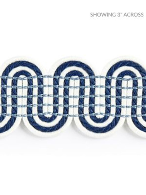 <p>Serpentine Braid Indigo SCV12460004 by Scalamandre Trim</p><p><strong>Required Minimum Quantity Purchase: Fabrics by the yard 1 YARD MINIMUM </p><p>Book: ISOLA INDOOR / OUTDOOR</p><p>Content: 90% POLYOLEFIN 10% NYLON</p><p>Origin: UNITED KINGDOM</p><p>Performance: HEAVY DUTY</p><p>Repeat: Horizontal: 1.125" and Vertical: </p><p>Width: 1.75</p>