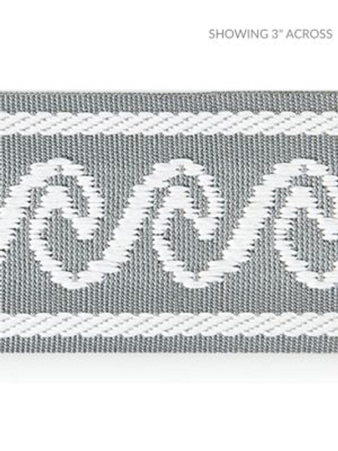 <p>Wave Tape Smoke SCT33130003 by Scalamandre Trim</p><p><strong>Required Minimum Quantity Purchase: Fabrics by the yard 1 YARD MINIMUM </p><p>Book: ISOLA INDOOR / OUTDOOR</p><p>Content: 100% POLYOLEFIN</p><p>Origin: UNITED KINGDOM</p><p>Performance: HEAVY DUTY</p><p>Repeat: Horizontal: 1.125" and Vertical: </p><p>Width: 2.38</p>