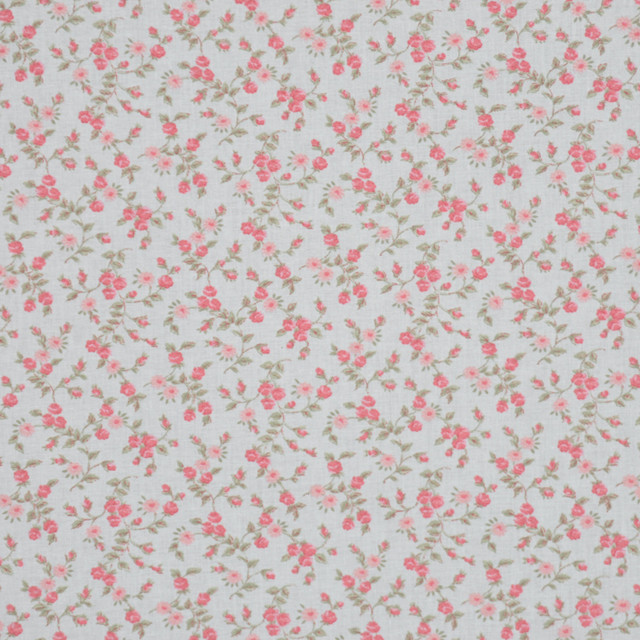 A0374 Bermuda Blue by RM CoCo Fabric Classical Romance 100% Cotton - Cool wash w/ care, no bleach Horizontal: 4 and Vertical: 5.5 55 - Fabric Carolina -