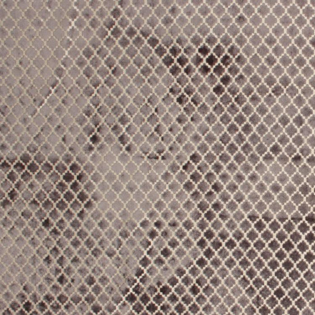 Pique Trellis Gray by RM CoCo Fabric