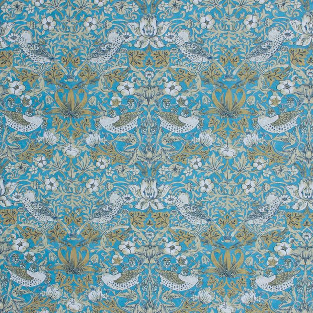 Hammersmith Garden Robin'S Egg by RM CoCo Fabric Inspired Living Vol 11 100% Polyester - Machine washable Horizontal: 14.25 and Vertical: 14.75 55 - Fabric Carolina -