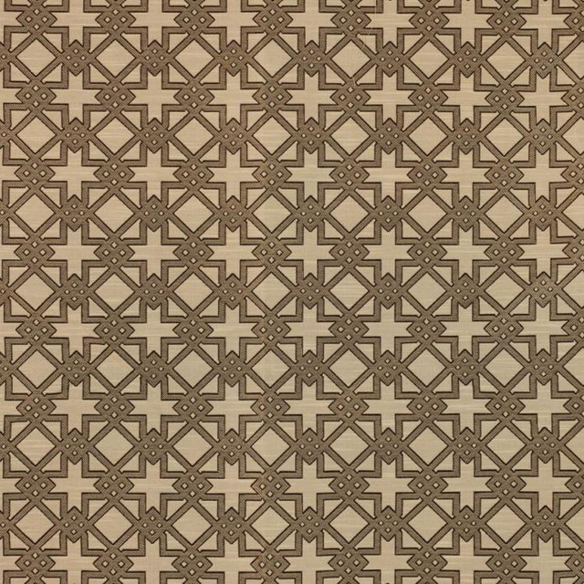 Imperial Fret Burnished Gold by RM CoCo Fabric