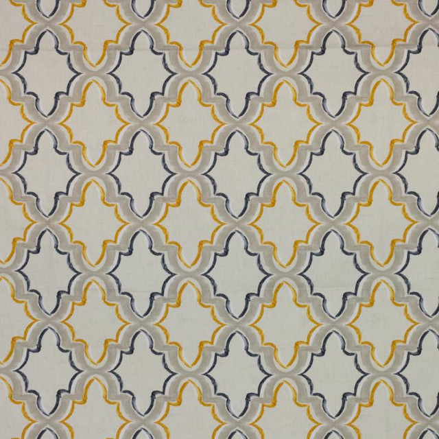 Constantinople Trellis Gold Rush by RM CoCo Fabric