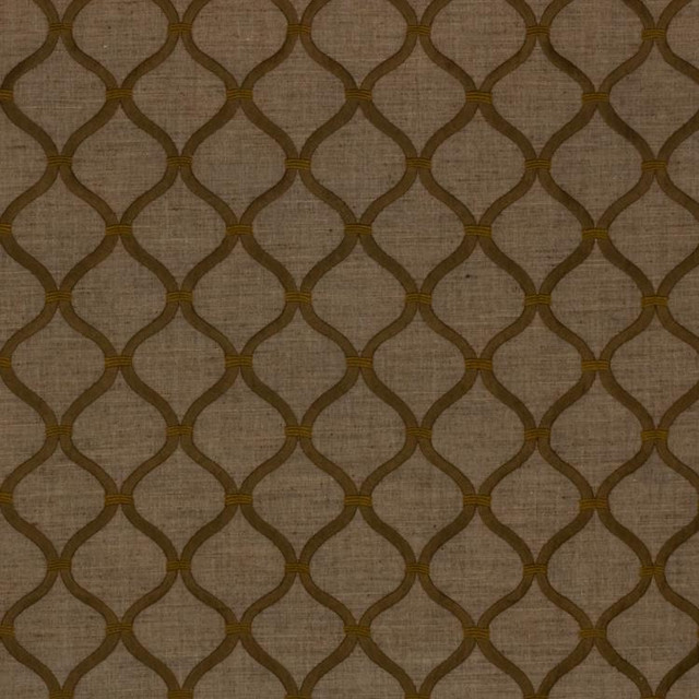Romesco Trellis Toffee by RM CoCo Fabric